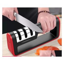 Sharpeners Knives Sharpener Sharpening Hine Stainless Steel Professional Kitchen Sharp For A Knife Sharpen Tools Ware Accessories Dr Dhbhr