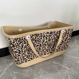 Borsa da spiaggia stampata EVA, borsetta, borsa per animali domestici, borsa grande con foro, cestino, borsa collassata inclinata, 480 * 240 * 360 230526