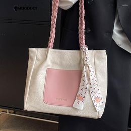 Evening Bags Luxury Design Large Capacity Shoulder For Women 2023 Summer Casual Class Work Tote Fashion Simple Style Ladies Handbags