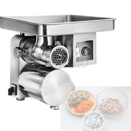 Electric Meat Grinder Commercial Sausage Stuffer 110V 220V Heavy Duty Stainless Steel Chopper