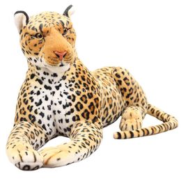 30cm High Quality Simulation Lovely Leopard Plush Toys Cute Dolls Stuffed Animal Cartoon Soft Real Like Animal Toys Child Kids Decor Gifts