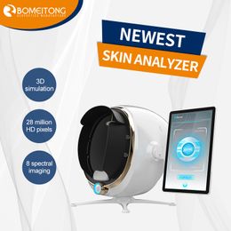 FDA Approved 3d skin analysis face skin analyzer machine 1 years warranty logo customization