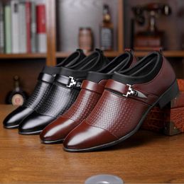 Dress Shoes Handmade Genuine Leather Shoe Men Brugue Carving Oxford Business Formal For Men