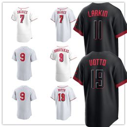 Custom Baseball Trikots Männer Frauen Jugend Kinder 19 Joey Votto 41 Andrew Abbott 70 Tejay Antone 51 Graham Ashcraft 63 Fernando Cruz 43 Diaz 46 Buck Farmer