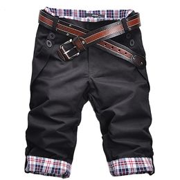 Men's Shorts Men Casual Summer Plaid Patchwork Pockets Buttons Fifth Pants Loose Beach Shorts Male Sweatpants Summer Men Pants Running Shorts 230526