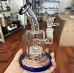 Glass Water Bongs Heady Oil Rigs Matrix Perc Hookahs Shisha Smoke Glass Water Pipes Dab Bong With 14mm Joint