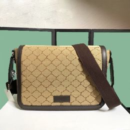 Listonoszka Designer Bag Moda męska i damska Duża pojemność Pojedyncza torba na ramię Wysokiej jakości torebka Temperament Diagonal Span Bag 449172