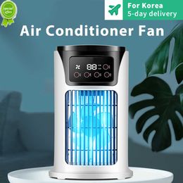 New Portable Mini Air Conditioner Fan Air Cooler Fan Water Cooling Fan Air Conditioning For Room Office Mobile Home Air Conditioner