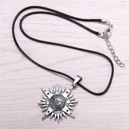 Chains Silver Plated Anime D.Gray-man Metal Necklace Allen Logo Pendant Cosplay Accessories Jewellery Christmas Gifts HF10368