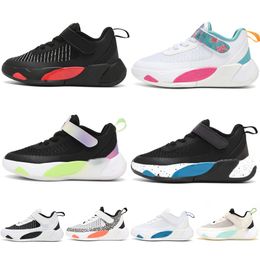 Scarpe per bambini Pallacanestro Luka Doncic Corsa per bambini Scarpe da ginnastica sportive per bambini Scarpe da ginnastica per ragazze per ragazzi all'aperto Sneaker per bambini per bambini Bianco Nero Grigio Blu Taglia Eur