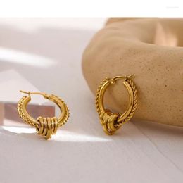 Stud Earrings Exquisite Heart Shape For Women Shining CZ Zircon Hollow Out Design Big Wedding Earring Girl Shiny Jewellery