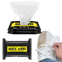 Disposable Shoe Wipes Small White Shoe Artefact Cleaning Care Wipes Sneakers Cleaning Quick Wet Wipes