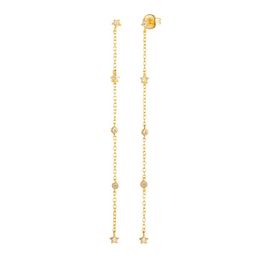CANNER Geometric Line Earrings for Women 925 Silver Star Tassel Long Chain Hanging Drop Earing 2023 Trendy Fine Jewelry kolczyki