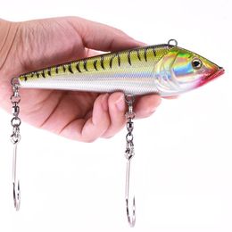 Baits Lures Metal 16cm 125g Killer vibration Large Sinking Rattle Lures with iron plate Lipless Artficial SwimbaitHard Wobbler Fishing Tackl 230525