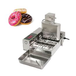 Commercial Fully Automatic Doughnut Maker Machine Electric 4 Rows Circle Donut Fryer Machine 220/110V 1800/H Donut Maker Machine