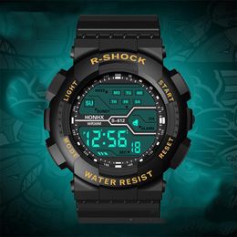 Wristwatches Luxury Men Sports Watches Digital LED Electronic Luminous Watch Multifunction Waterproof For Women Student Gift