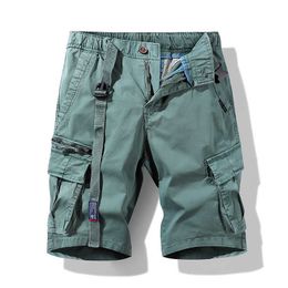 2023 Summer New Casual Beach Green Black Military Goods Work Men's Shorts Oversized 30-38 fashion P230525