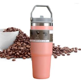 Water Bottles Coffee Tumbler Stainless Steel Insulated With Lid And Straw Dishwasher Safe Double Wall Vacuum Sealed Travel Thermal