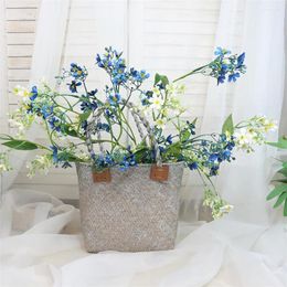 Decorative Flowers Artificial Beautiful Fake For Desktop Decoration Home Wedding Indoor Really Touch Bright Colours