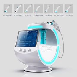 Hot Sale Skin Care Intelligent Ice Blue Cleaning Tools Accessories Ox-ygen hydra Jet Water Peeling Facial Machine With Skin Analyzer