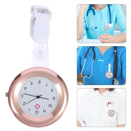 Wristwatches Table Fashion Nurses Watch Waterproof Digital Women Lapel Pin Quartz Watches