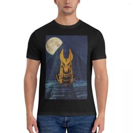 Herren Polos God Anubis Graphic T-Shirt Mens Clothing Edition T-Shirt