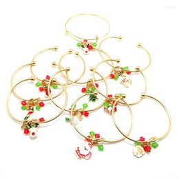 Bangle Fashion Open Knot Initial Bracelets Bangles Charm Love Women Jewelry Christmas Gift 1PC