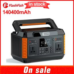 Flashfish 560W Power Station 220V 110V 520Wh 140400mAh Solar Generator 100W Solar Panel CPAP Battery Backup Power Emergency