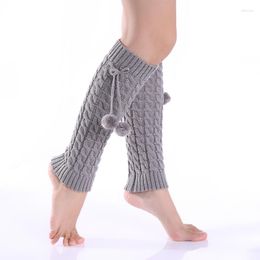 Women Socks 90g Thickened Women's Autumn And Winter Knitting Fried Dough Twist Loose Wool Leg Sets Pile Boots Knee Protectors