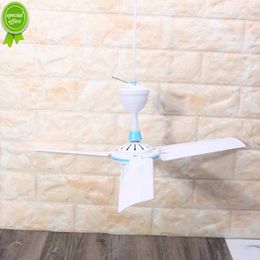 New US 220V 15.7 to 47.2 inch Ceiling Fan Lamp Mute Electric Hanging Fan with ON OFF Switch for Dining Room Bedroom Home office