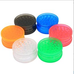 Smoking pipe European and American fashion three-layer 60mm diameter plastic cigarette grinder