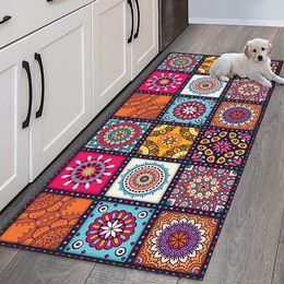 Carpet Mandala Style Series Carpets Rugs for Living Room Bedroom Decorative Doormat Kitchen Bathroom Nonslip Floor Mats Area Rug Gifts 230525