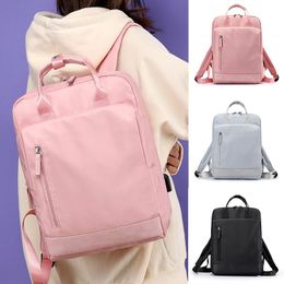 Backpack Women Fashion Multi-layer Space Versatile For Travel Leisure Work Girls School Laptop Waterproof