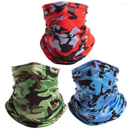 Bandanas 3 Pcs Mens Dangle Earrings UV Face Scarf Fashion Mask Cover Cycling Summer Neck Gaiter Headband