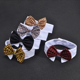 Dog Apparel Small Grooming Pet Cat Bow Tie Collar Puppy Accessories Yorkie Bowtie Supplies Decorations Holiday