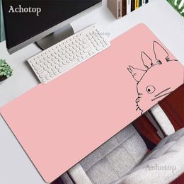 Rests Totoro Kawaii Mouse Pad Gamer Computer Mouse Pad Gaming Mouse Mat 30x80cm Mouse Pad Cute Pink Large Mousepads Desk Accessory Pad