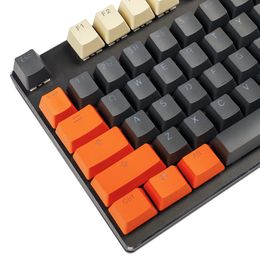 Accessories Carbon Miami Keycap Set PBT Double Shot Shine Through For MX Mechanical Keyboard Melody 96 KBD75 68 61 87 104 Keychron
