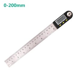 200mm 300mm 500mm Digital Angle Ruler Finder Meter Protractor Inclinometer Goniometer Electronic Angle Gauge Stainless Steel