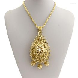 Pendant Necklaces Moroccan Algeria Fashion Elegant And Exquisite Design Unique Style Women's Party Wedding Accessories Necklace