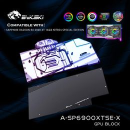 Cooling Bykski ASP6900XTSEX GPU Water Block For Sapphire Radeon RX6900XT 16GB NITRO+Special Edition Graphics Card GPU Cooler VGA Block