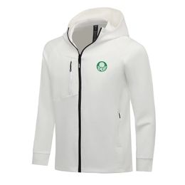 Sociedade Esportiva Palmeiras Men Jackets Autumn warm coat leisure outdoor jogging hooded sweatshirt Full zipper long sleeve Casual sports jacket