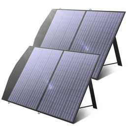 ALLPOWERS Foldable and Portable Solar Panel 100 / 200W Solar Battery ChargerOutdoor Emergency Backup Power for Powerstation etc