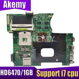 Motherboard Akemy K42JR REV 4.1 Motherboard For ASUS K42JZ K42JE k42JK X42J A42J A40J K42JY Laptop Mainboard HD6470/1GB Support i7 cpu