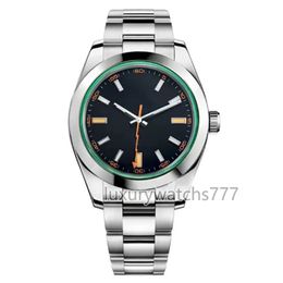 New Automatic Mechanical Mens Watch Mens Sports Watch Black White Number Dial Sapphire Glass Watches Stainless Steel Exp Male