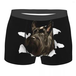 Underpants Scottish Terrier Dog Boxer Shorts For Men 3D Print Male Scottie Underwear Panties Briefs Soft