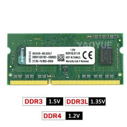 RAMs Laptop Notebook DDR4 8GB 16GB 32GB 2133 2400 2666 3200MHZ DDR3 DDR3L 4GB 8GB 1066 1333 1600MHZ Laptop Notebook memory RAM