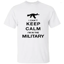 Men's T Shirts Fashion I'm In The Military T-Shirt Shirt For Men Tee Man Clothing Fitness Male Plus Size 3xl 4xl 5xl Tops