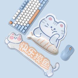 Accessories Ergonomics Memory Foam Wrist Rest Cute Hand Protector Support Antislip Soft Base for Keyboard Programer Editor Gammer