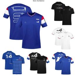 Alpines Men's T-Shirts F1 Formula One Sports Shirt New Round Neck T-shirt Same Style Customization