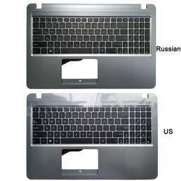 Frames RU Russian/English US Keyboard For ASUS X540 X540L X540LA X540CA X540SA X540SC X540LJ D540n D540 With Palmrest Upper Cover Case